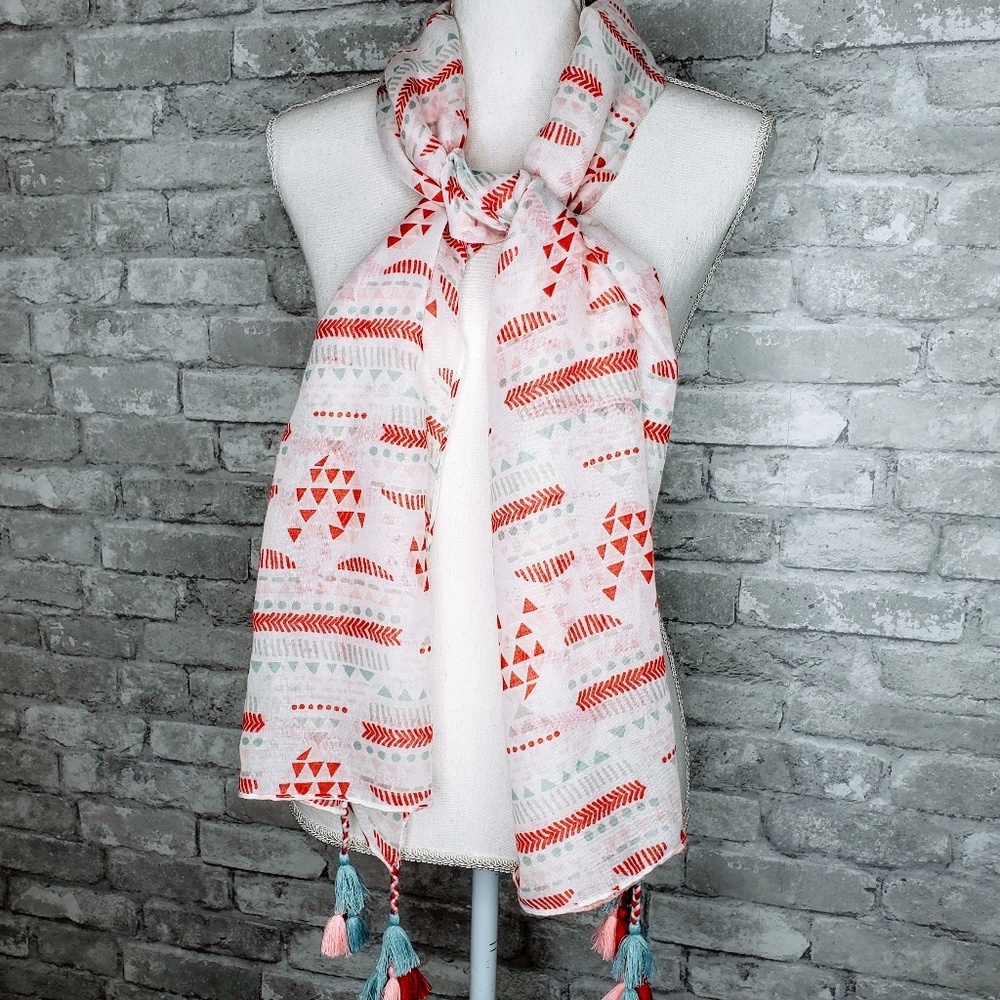 NWT Hallmark Tassel‎ Sheer Sweet On You Scarf New